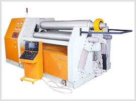 3/4 Roll Hydraulic PLC Bending Machine